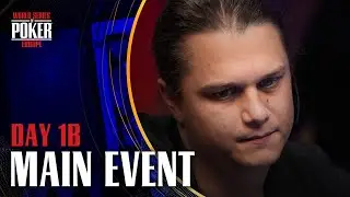 #WSOPE 2024 NLH MAIN EVENT | DAY 1B | BRACELET EVENT #13