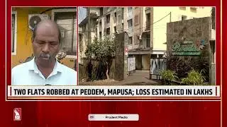 Two flats robbed at Peddem,  ₹10 Lakh Gold, Silver Stolen
