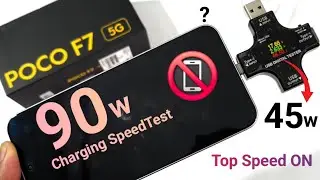 POCO F7 90w Charger But Speed 45w 🤯🥲📵 #pocof7 