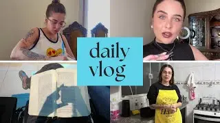 Vlog: Devocional, faxina, gloss marrom, culto e muita conversa boa