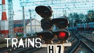 Trains b-roll