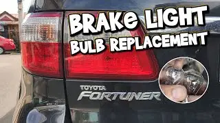 How To Replace TOYOTA FORTUNER BRAKE LIGHT BULB