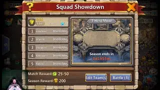 OWNAGE Squad Showdown Set Up Ordinary & Elite Heroes Castle Clash