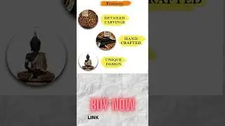 Buddha Idol Statue Showpiece for Home Decor | Buddha statue For Living Room | Buddha Show Piece