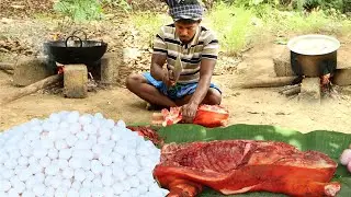 Village Secrets: Unveiling Traditional Pork Recipes Cooking Eating Celebration #villagehunter