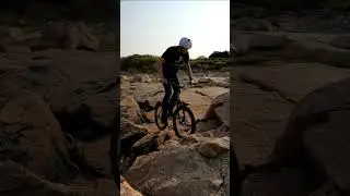 THIS WAS TOUGH ON A STREET TRIALS BIKE!