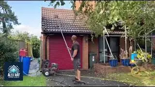 &ldquo;Satisfying roof cleaning &mdash; watch the buildup disappear! #Satisfying&rdquo;