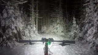 Night Crawler Fat Bike Ride Part 1. Surly Moonlander.