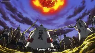 Zoro cuts a meteor