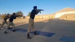 Balochistan police commando training video in RTC kalat