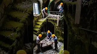 The process of making a unique bed design from a mossy building to a luxurious one😱 #renovation