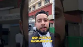 What to do after registration of FIR