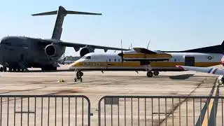 Andrew&rsquo;s Air Force Base airshow 2025 C-17/Golden Knights warbird￼ thunder B-25 P-40 C-47 C-40 KC-135
