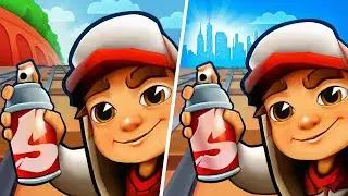 Subway Surfers: Space Station 🆚 Cambridge Map Comparison Gameplay!
