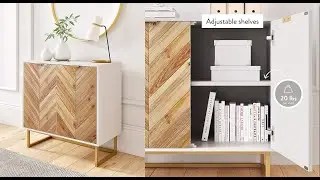 Best Nathan James Enloe Modern Storage | Free Standing Accent Cabinet Living Room| 2021