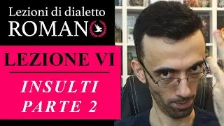 INSULTI IN ROMANESCO ★ PARTE 2 ► LEZIONI DI DIALETTO ROMANO