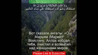 Коран Сура Аль Имран| 3:42 | Чтение Корана с русским переводом | Quran Translation in Russian