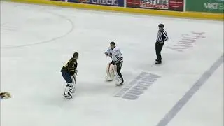GOALIE FIGHT! Binnington and Copley