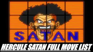 SATAN FULL Move List | Hyper Dragon Ball Z