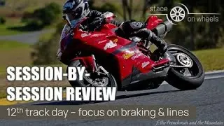 Review of Each Session | Lakeside Track Day Intermediate Group On My Ducati 848 Evo