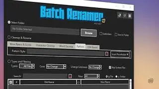 📂Batch Renamer | Multiple Files & Folders Rename & Creation Tool | NihadSquare