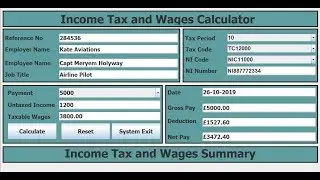 How to Calculate Income Tax and Wages in Java Eclipse - Part 1 of 2