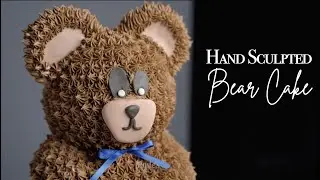 How to Create a Sculpted Bear Cake- Cake Decorating Tutorial