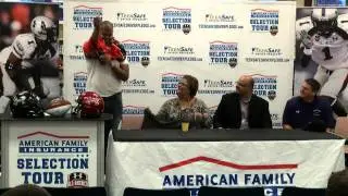 Josh Garnett's Under Armour All American Jersey Presentation