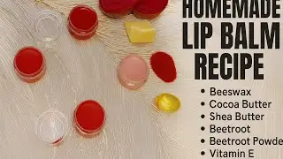 Want Naturally Pink & Soft Lips?Try This Beetroot Lip Balm!#diy #beetroot #vitamins #lipbalm #viral 