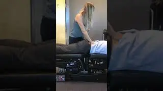 Lumbar spine flexion distraction for low back pain