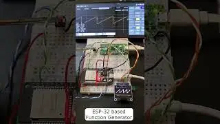 ESP32 Function Generator with a Raspberry Pi Pico Oscilloscope