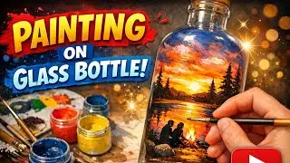 Painting on glass bottle Z,#youtubeshorts #art #diypainting #vairalvideo #drawing #diy #bottleart 
