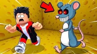 ENFERM&Eacute; DANS LE FROMAGE DU RAT TUEUR DE ROBLOX ! (Cheese Escape Horror)