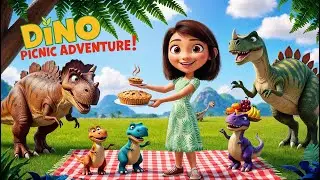 Sazee's Dinosaur Picnic Adventure | Pixar-Style Prehistoric Fun for All Ages!