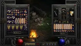 Diablo II Resurrected : Blade Fury Sin vs Kick-Whirl sin(hybrid) PVP