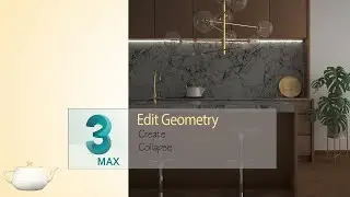 3ds Max Edit Geometry 6. - Create - Collapse