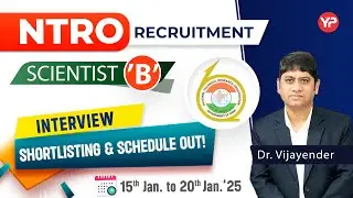 How to prepare for NTRO Scientist B Interview | Shortlisting & Schedule out | CSE, ECE guidance 2024