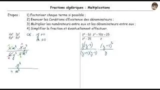 Fractions algébriques - Multiplications