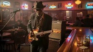 Classic Blues Guitar Instrumental Inspired by BB King for Relaxation