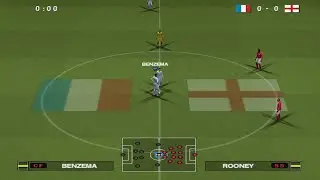 France vs England PES 2014 Gameplay HD PS2