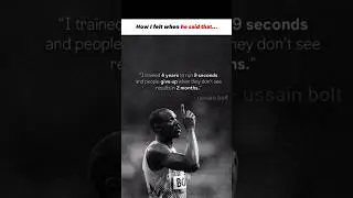 ⏳ Success Takes Time | Usain Bolt Motivation 💯