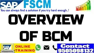 SAP S4HANA BCM|| OVERVIEW OF BANK COMMUNICATION MANAGEMENT|| BCM PROCESS