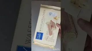 ASSAGGIO BASTONCINI DI WAFER AL CIOCCOLATO BIANCO DALLA GERMANIA TASTE TEST WHITE CHOCOLATE GERMANY