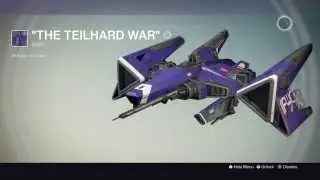 Destiny FWC Ship tyre 4770 & Carthage 0100 Shaders on warlock