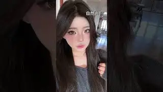 Girls with broad faces must wear a cat-like Asian makeup look at least once #Before and af