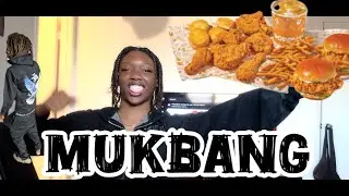 Mukbang with bookie and he’s drunk !