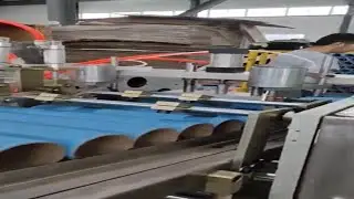 DTY paper tube making machine #short