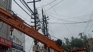 UPGB GLOWSIGN BOARD SIZE 32 X 4 FT FIXING BY CRANE