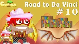 Growtopia | Road to Da vinci Wings #10 | Tons Bookcase Trees