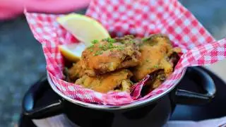 Pan Fried New Zealand Mills Bay mussels